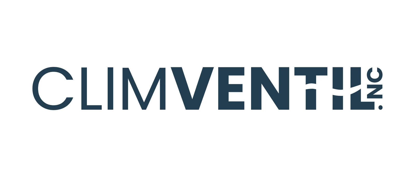 Déclinaison horizontale du logo Climventil NC