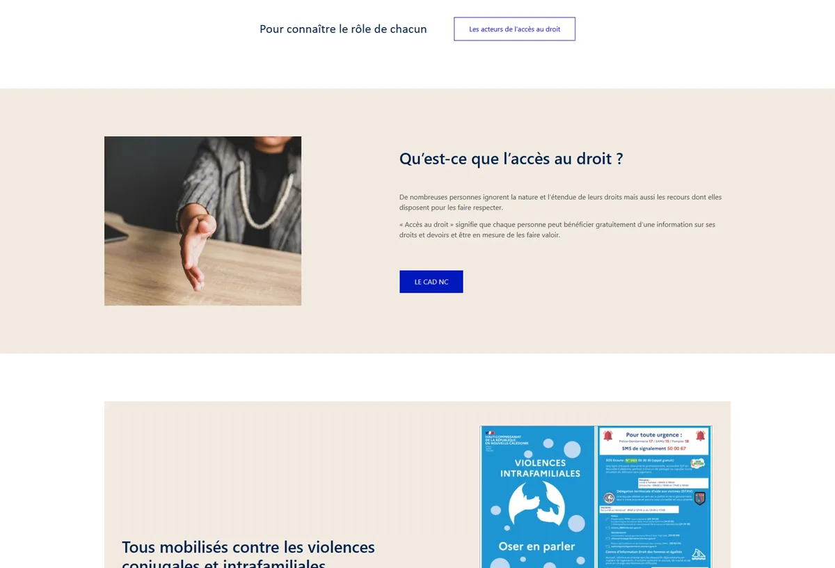 Explication de l’accès au droit et informations pour les victimes